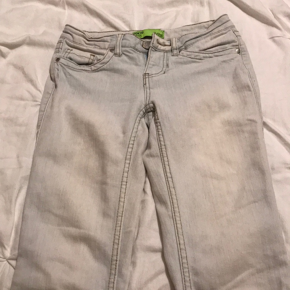 COPY - Tokyo low rise boot cut light blue jeans